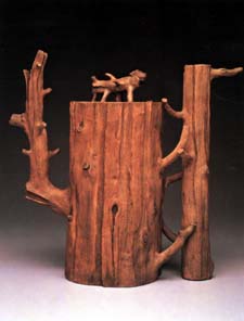 Stoneware Teapot, 1993, H 42 cm