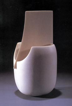Porcelain vase sculpture by Ruth Duckworth
