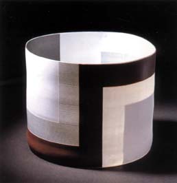 Cylinder with Brown & Black