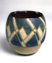 Stoneware bowl, 1990, H 16 cm