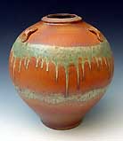 Ash glaze vessel by Dan Dermer