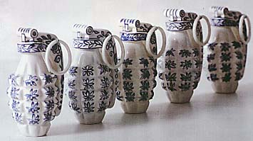 Delft handgrenades by Charlie Krafft