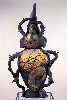 Anthropomorphic Urn with Dragonfly, 2002